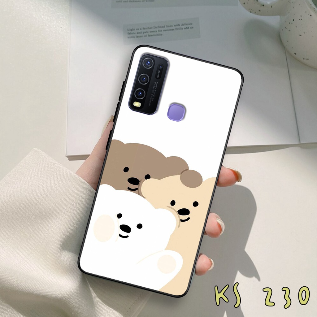 Ốp lưng Vivo Y55 5G - Y75 5G - Ốp lưng vivo in hình gấu bear ngộ nghĩnh