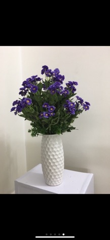 lọ hoa gốm sứ bát tràng cao 21cm