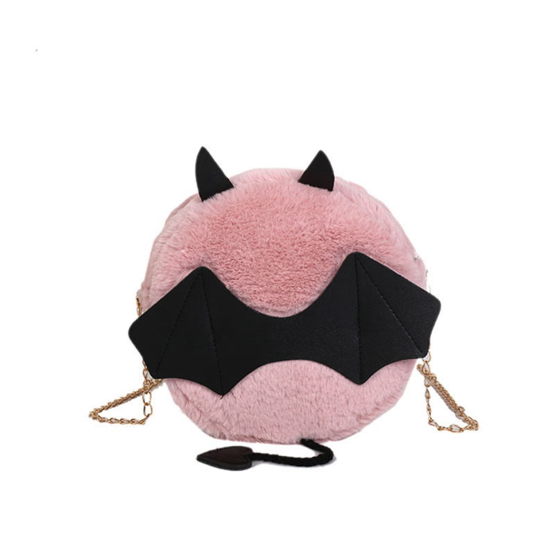 Túi Xách Đeo Vai Phối Dây Xích Phong Cách Halloween Dành Cho Nữ