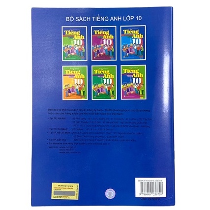 Sách - Combo Tiếng Anh lớp 10 (sách bài tập) tập 1 + tập 2.