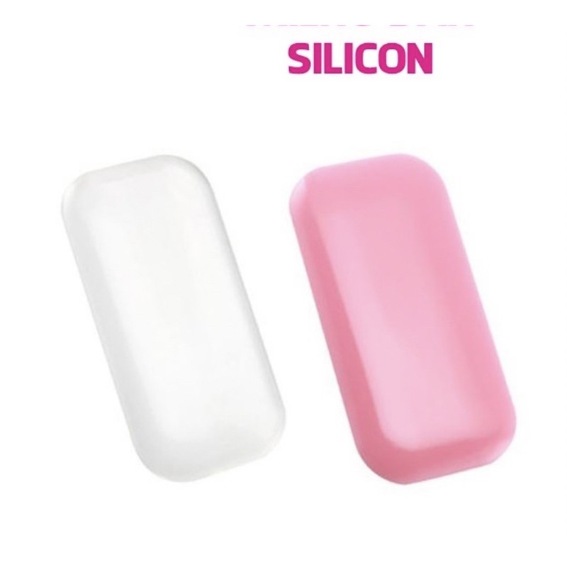 Silicon cam- hồng_silicon trắng_dụng cụ nối mi_THÚY HÀ