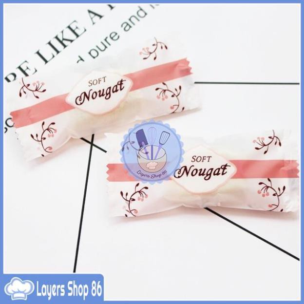 Túi đựng kẹo nougat các mẫu 9.5x4cm Layersshop86 - dụng cụ làm bánh