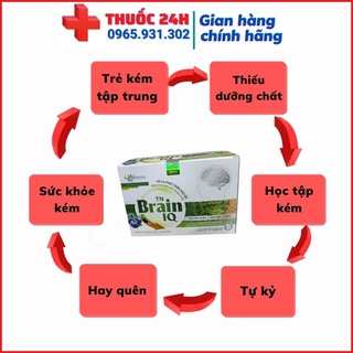 💊💊 TN BRAIN IQ - Hỗ trợ phát triển não bộ, tăng khả năng tập trung ở trẻ.( 20 gói x 3 gam ).