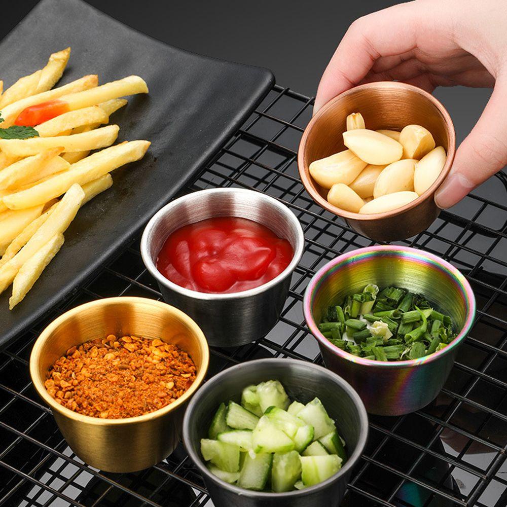 CLEVER Set 2 Chén Inox 304 Mini Đựng Nước Chấm Tiện Dụng