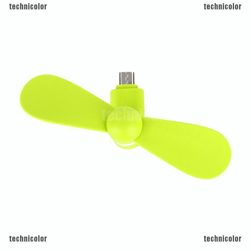 Quạt Mini Làm Mát Không Ồn Cho Điện Thoại Android