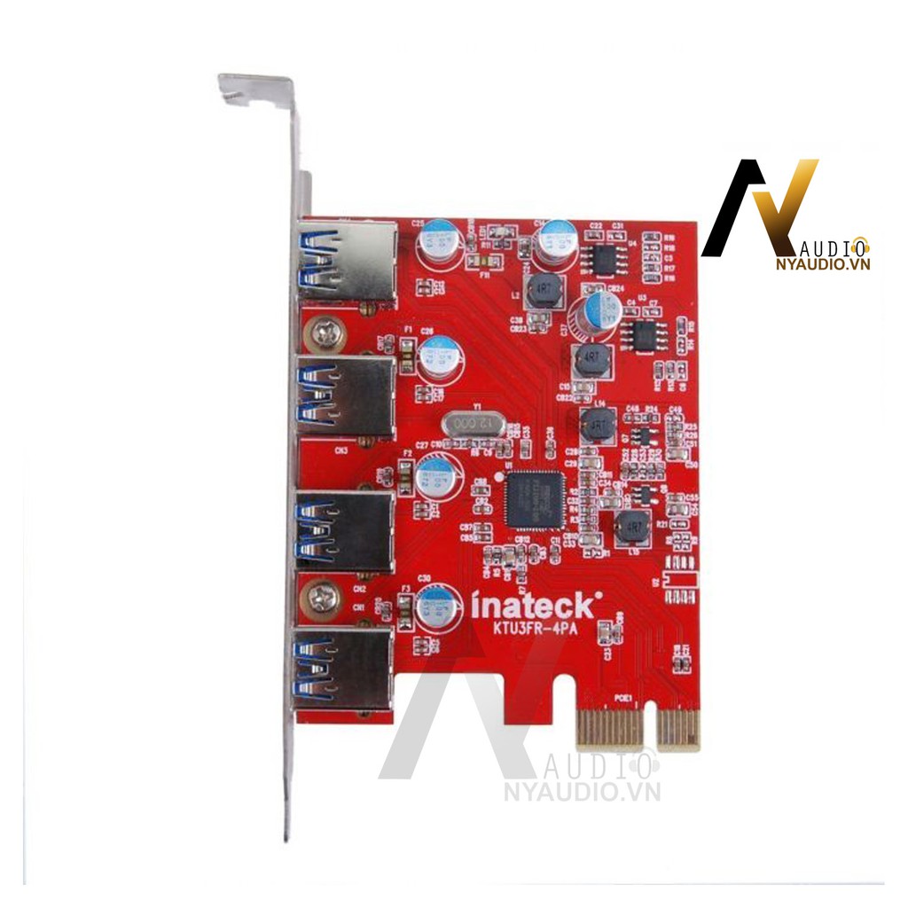 Card mở rộng Inateck 4-Port USB 3.0 PCI-E Card for PC/Mac Pro