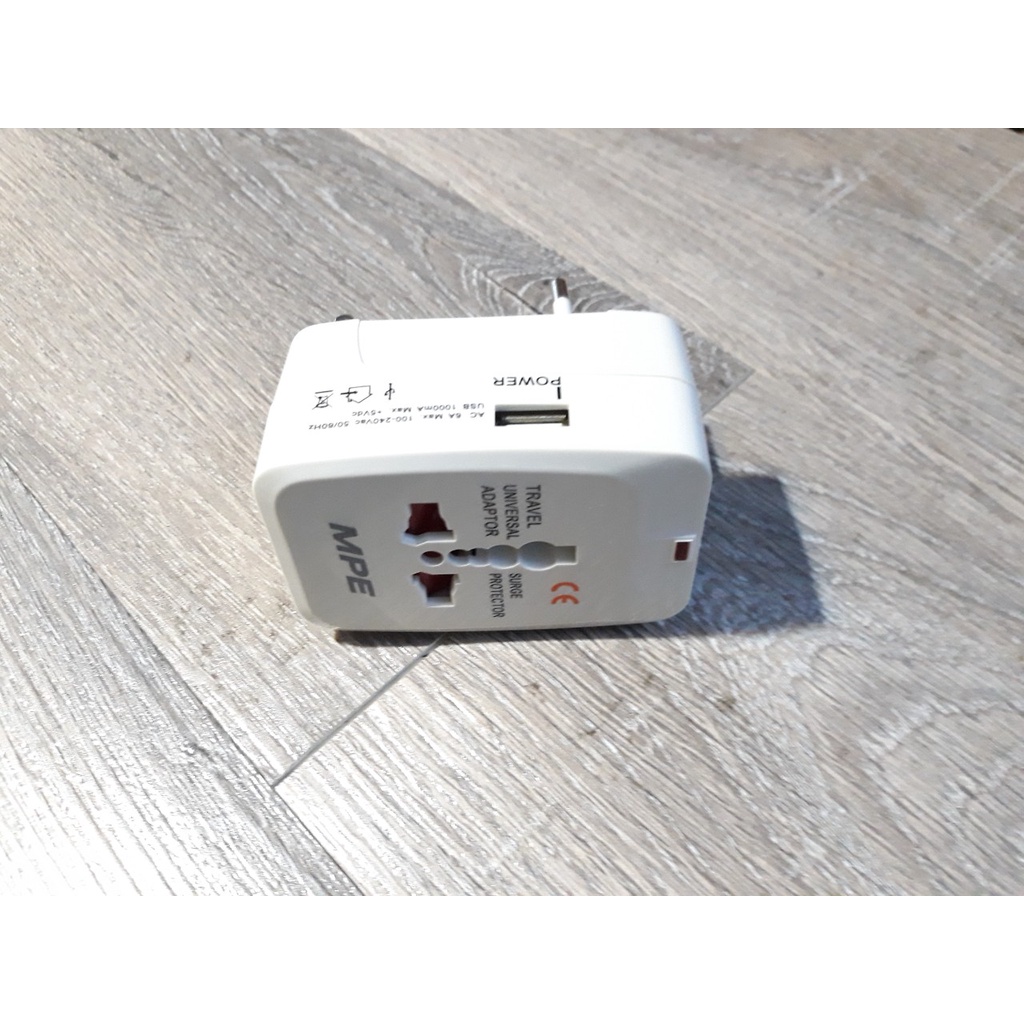 Ổ cắm du lịch đa năng tích hợp USB MPE