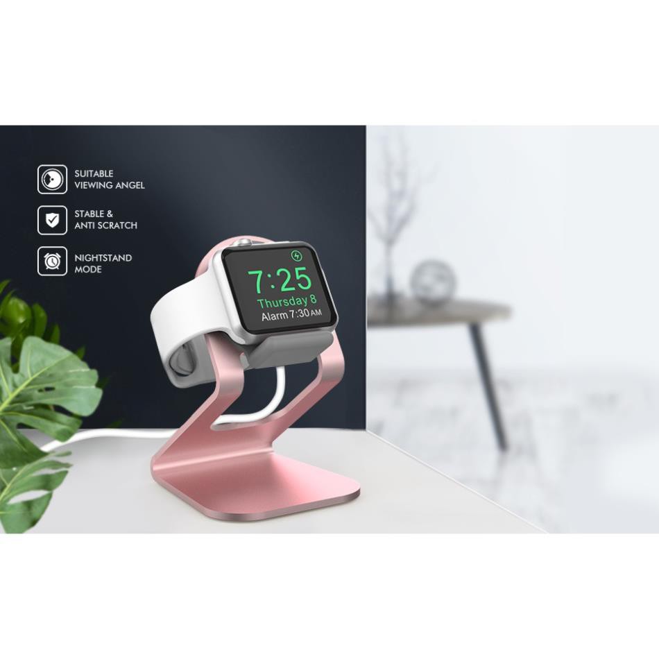 Đế Sạc Apple Watch Hợp Kim Nhôm Cao Cấp Chính Hãng Aha Style Amazon