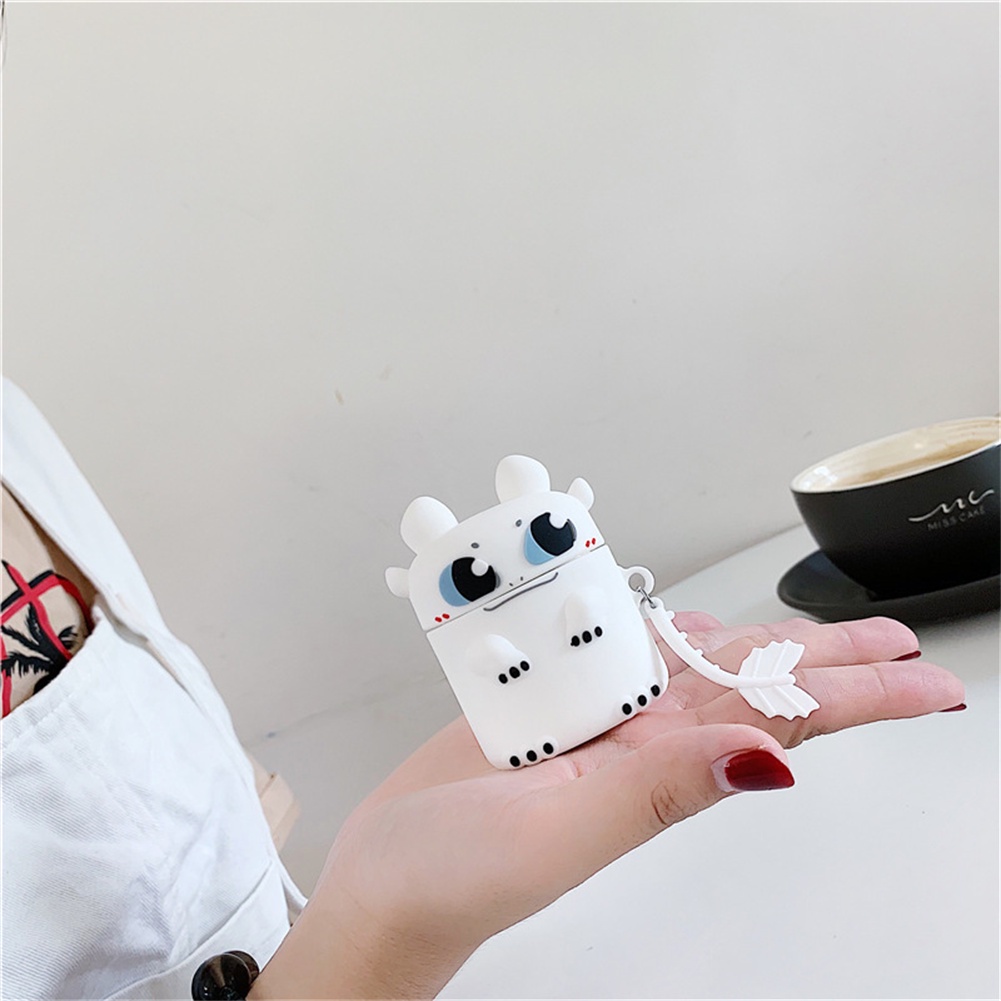 Vỏ Bọc Silicone Bảo Vệ Hộp Đựng Tai nghe không dây 5.0 Inpods I12 Họa Tiết Hoạt Hình Dễ Thương