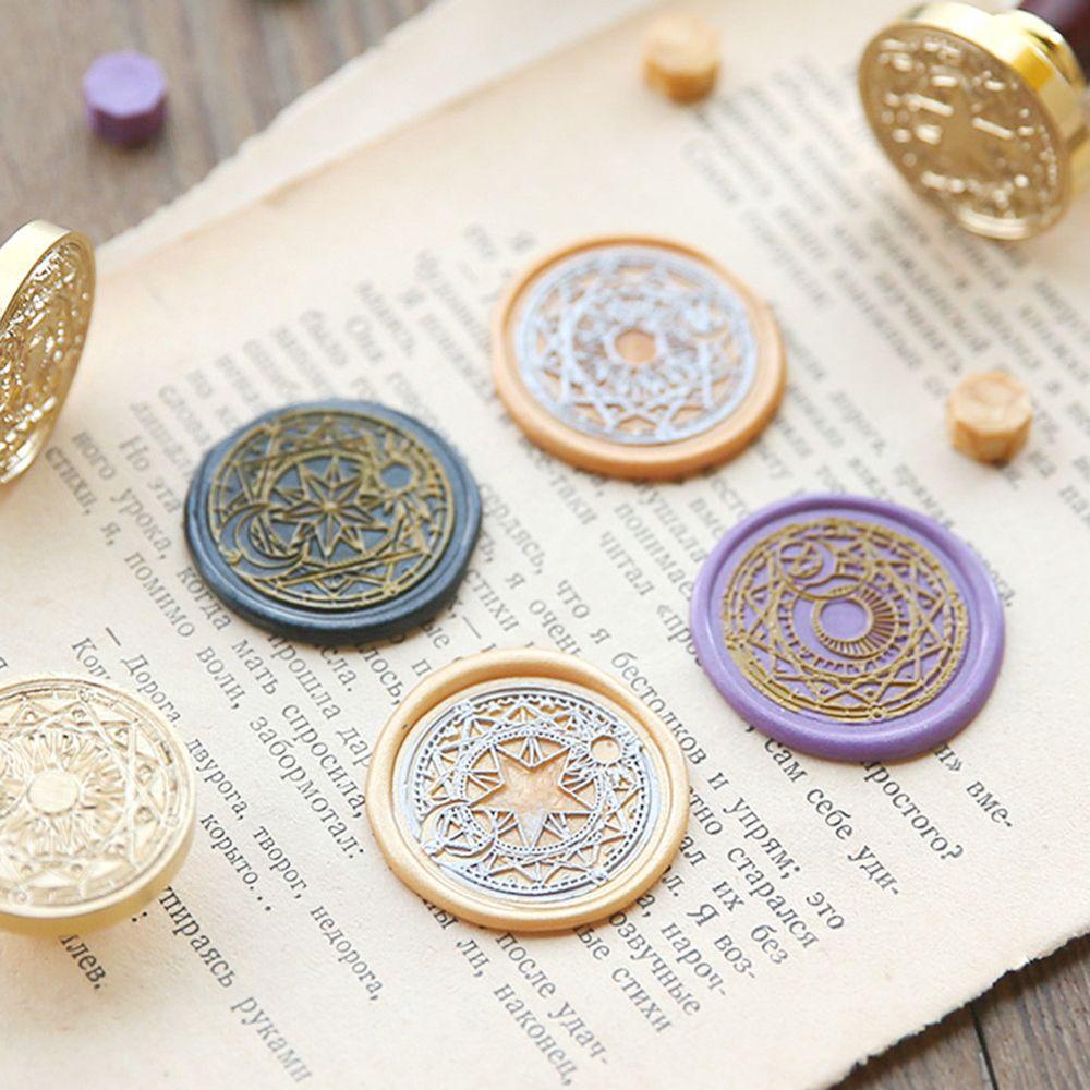 ELEGANT Con Dấu Sáp Niêm Phong Thiệp Mời Thủ Công Phong Cách Vintage