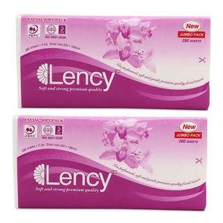 Combo 4 gói Khăn Giấy Lụa Lency 280 Tờ ( 2 Lớp)