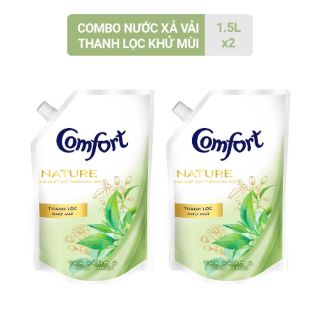 Bộ 2 túi Comfort Nature 1.5L nước xả vải
