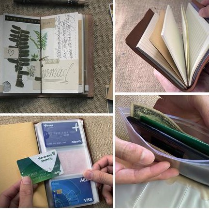 Sổ Tay Vintage Travel Notebook A5 handmade