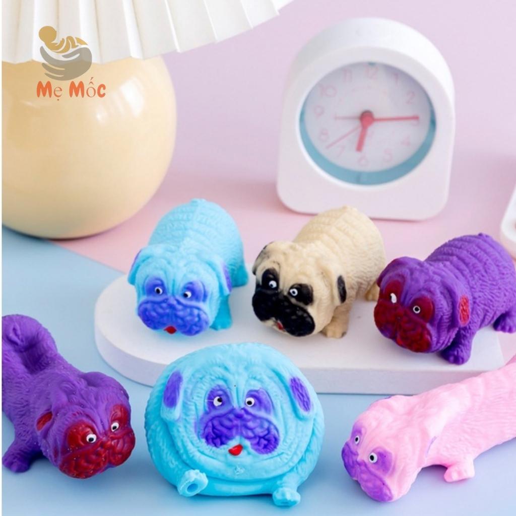 Đồ Chơi Giảm Stress Mềm Dẻo Hình Dáng Cún Pug Dễ Thương Bóp Nắn Co Dãn Thoải Mái Shop Mẹ Mốc