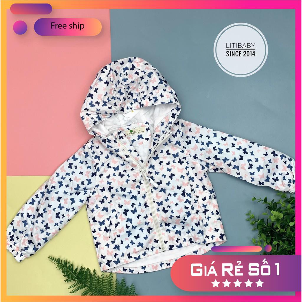 Áo khoác gió có lót cực xinh BT, BG có size từ 6-10 cho bé từ 20-32kg