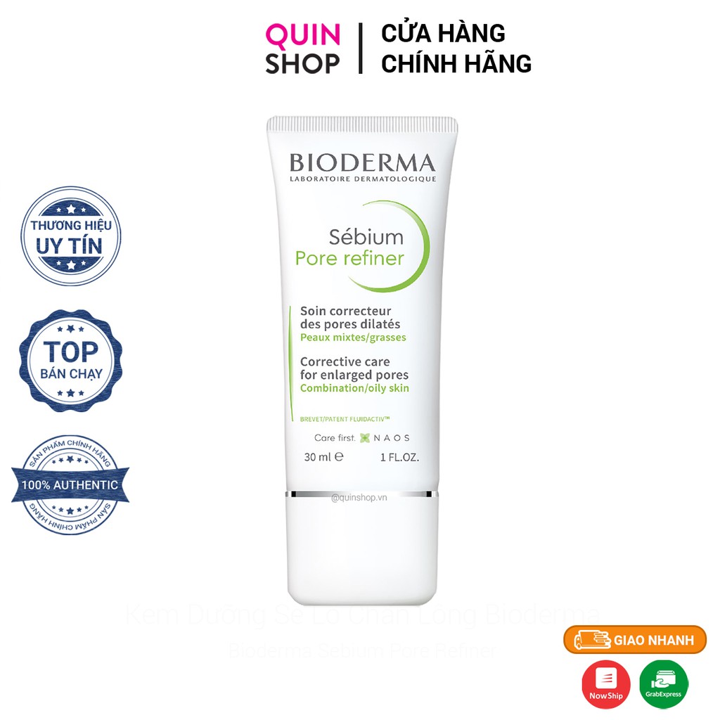 Kem Dưỡng Se Khít Lỗ Chân Lông, Giảm Bóng Nhờn Bioderma Sebium Pore Refiner