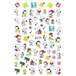 Hình dán móng tay  Snoopy D029