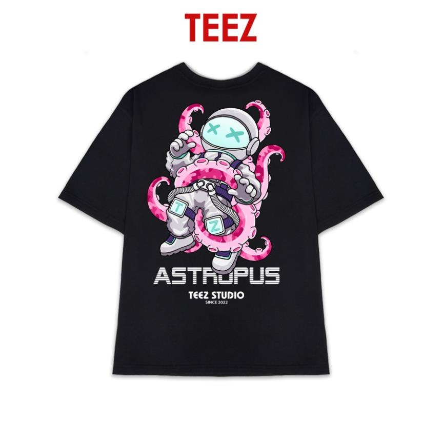 Áo Thun TeeZ Form Rộng Tay Lỡ Unisex Nam Nữ, Áo Phông Freesize Oversize TZ1001A Đẹp