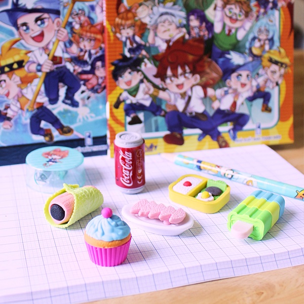 Gôm 3D Lắp Ráp Học Viện Alpha - HooHooHaha Gomgom 3D Eraser