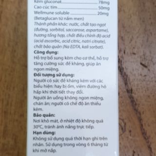 Kẽm nhỏ giọt ZINC PLUS - tăng sức đề kháng, giúp ăn ngon miệng