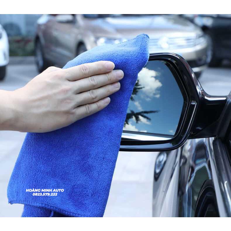 Khăn lau Microfiber dùng để gội đầu, quấn đầu SPA, lau rửa xe ô tô xe máy đa năng