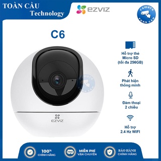 Camera wifi không dây, camera gia đình Ezviz C6 4MP 2K AI,xoay 360 Độ, Đàm thoại loa 2 chiều - Hàng chính hãng
