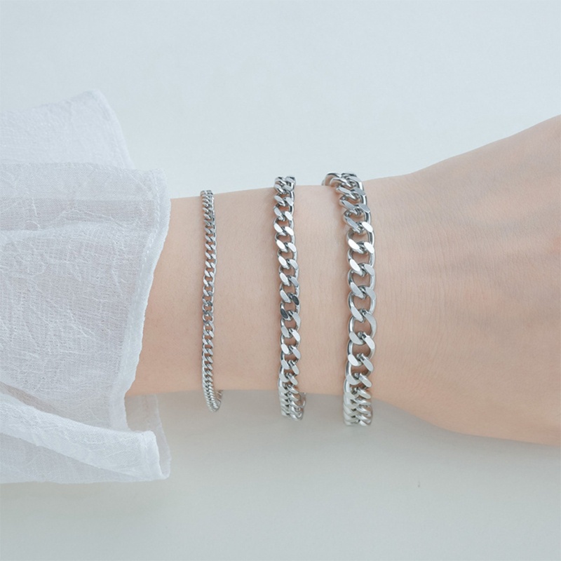 Vòng Tay Bản Rộng Phong Cách Punk Hàn Quốc Cho Nam