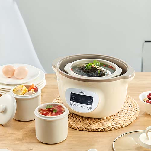 Nồi nấu chậm Bear 1.6 lít SUBE002 - Hàng chính hãng - Thông minh, Dễ sử dụng, Thiết kế nhỏ gọn