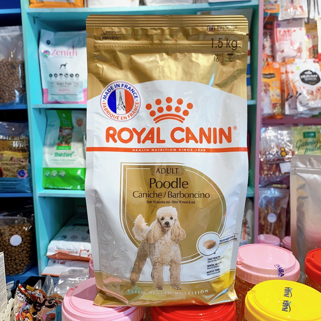 [Bao 1.5kg - HỎA TỐC HCM] Royal Canin Poodle Adult Dành cho chó Poodle trưởng thành trên 10 tháng