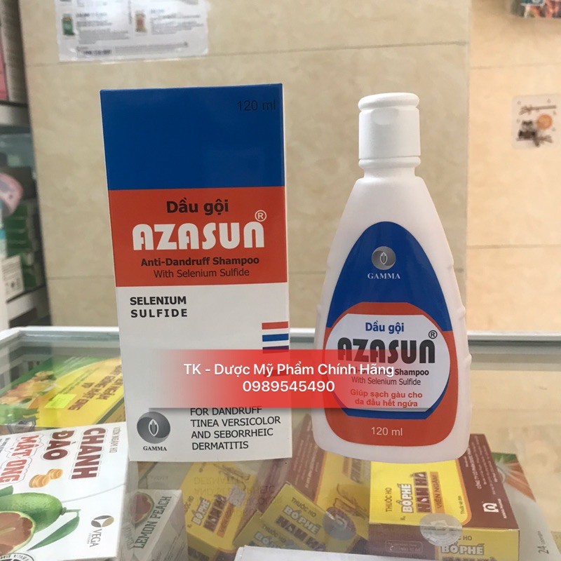 Dầu Gội Sạch Gầu Và Da Đầu Hết Ngứa AZASUN - AZASUN  EXTRA 2,5%- 120ML