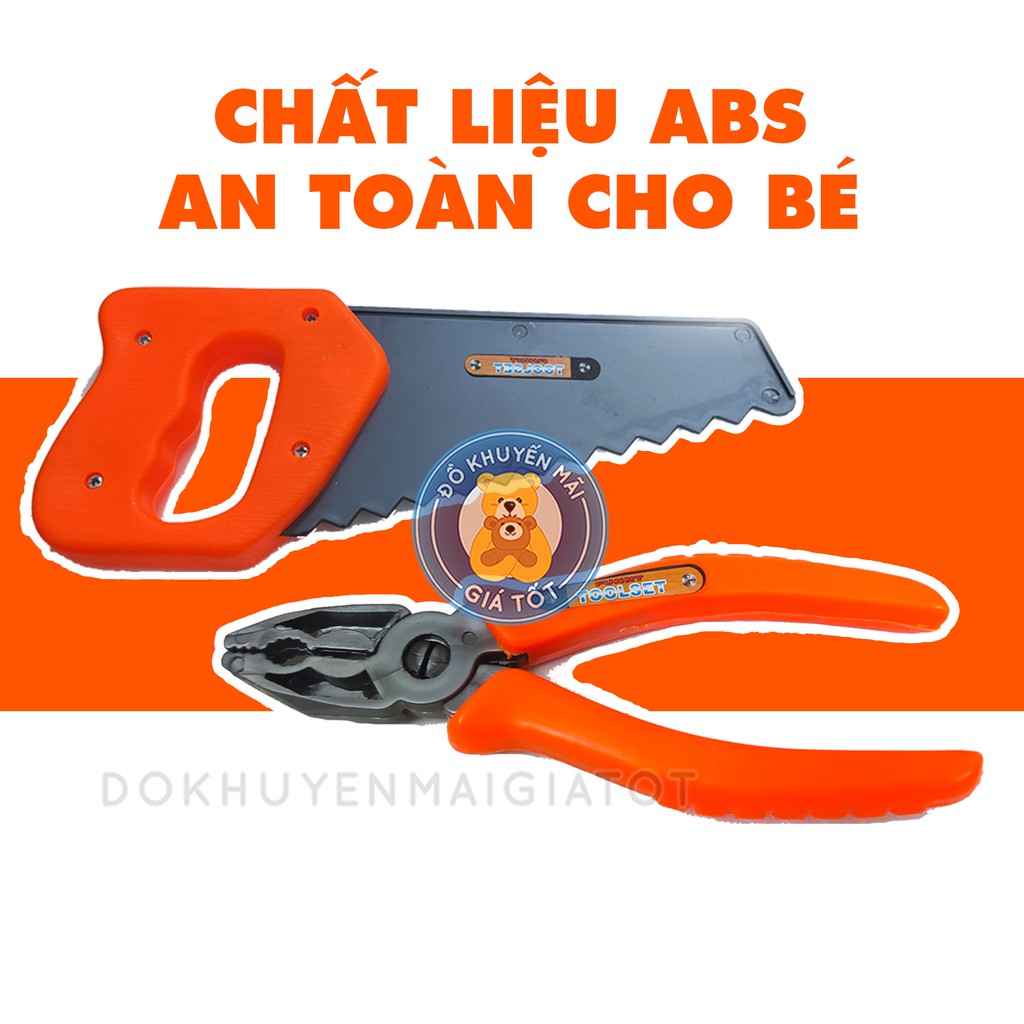 Bộ đồ chơi hộp dụng cụ nhập vai kỹ sư dùng pin cho bé - Đồ khuyến mãi giá tốt