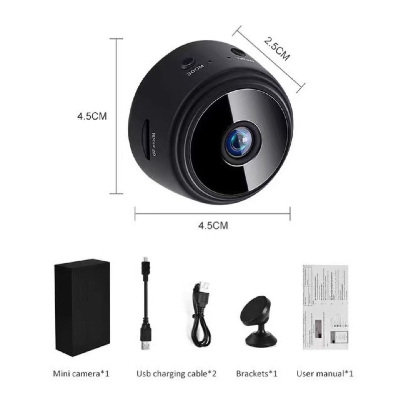 [BH 12 tháng] Camera wifi giám sát A9 Full HD  - tích hợp pin | BigBuy360 - bigbuy360.vn