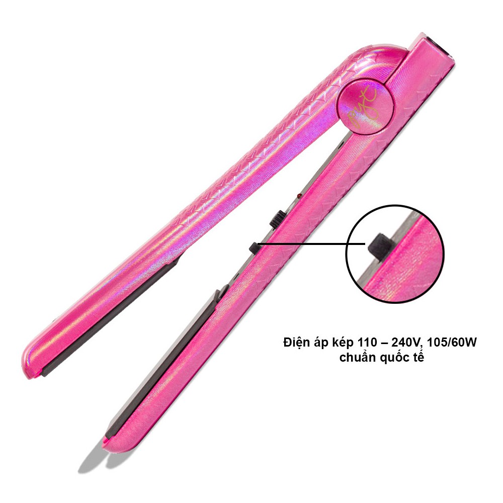 Máy Ép Tóc PYT Ceramic Styling Tool Lazer Print Đa Năng 2 Trong 1 Kết Hợp Kẹp Và Uốn Tóc