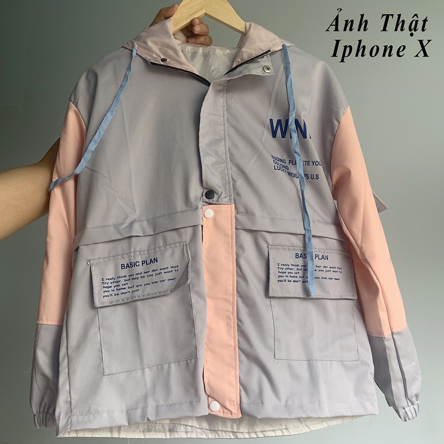 Áo Khoác kaki Nam Nữ Unisex  BB Cao Cấp Áo Khoác Dù KaKi Cặp Đôi 2 Lớp Form Rộng giá rẻ