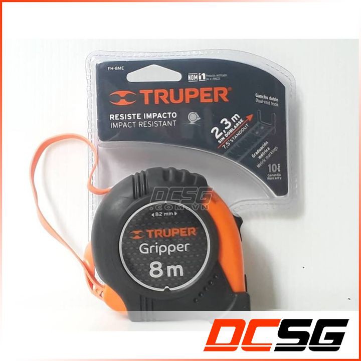 Thước cuộn Gripper 8.0m/82mm FH-8ME Truper 15389