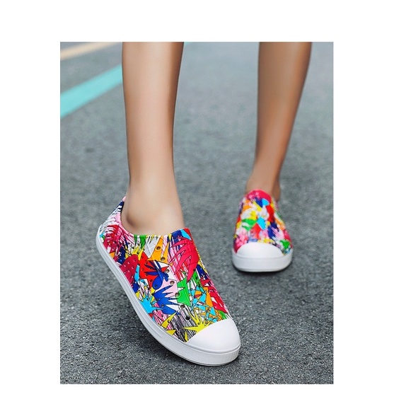 Giày nhựa WNC NATIVE đi mưa đi biển nam nữ thời trang nhựa xốp siêu nhẹ siêu mềm không thấm nước-