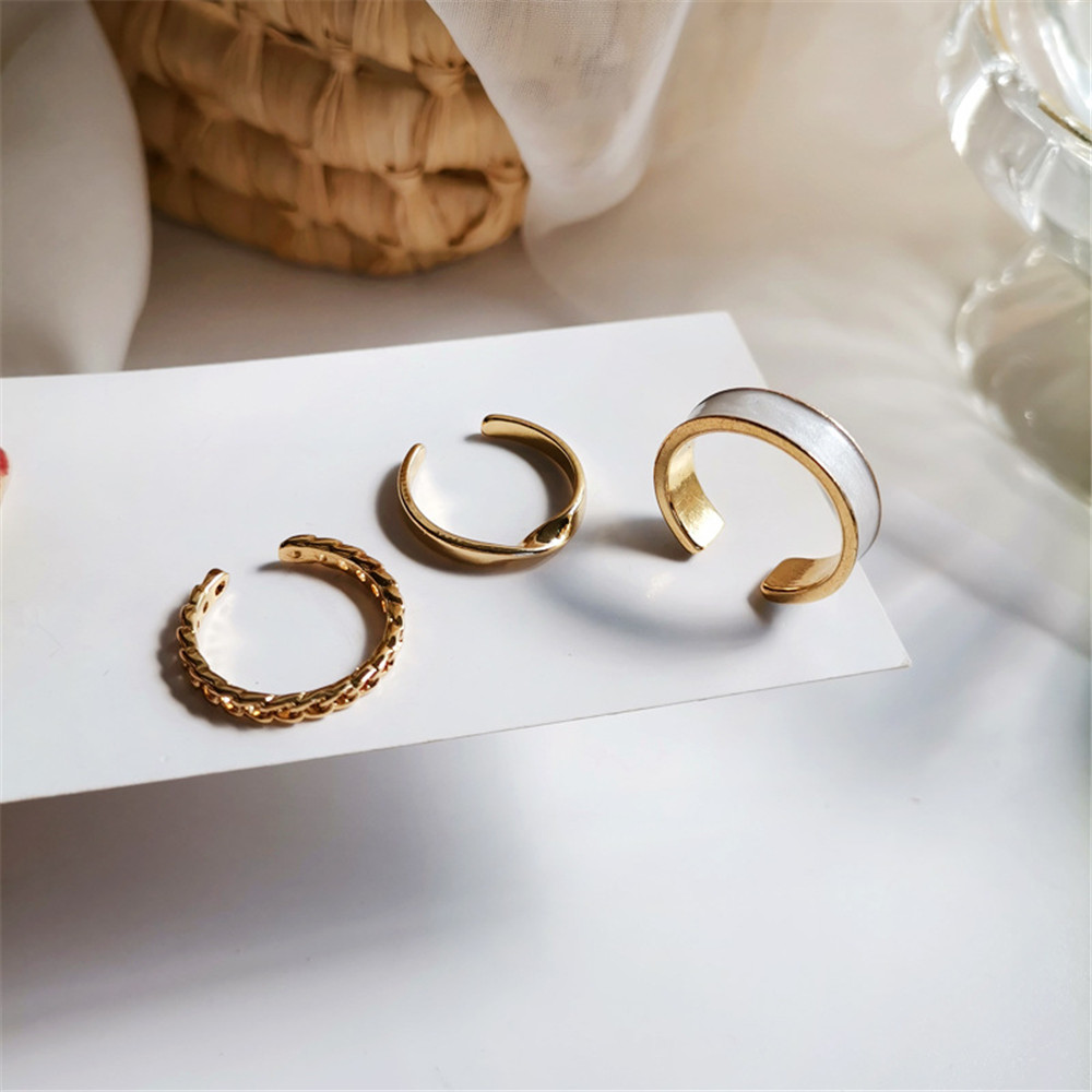 Nhẫn kim loại thời trang Hàn Quốc cho nữ Yanqueens Trang sứ Quà tặng