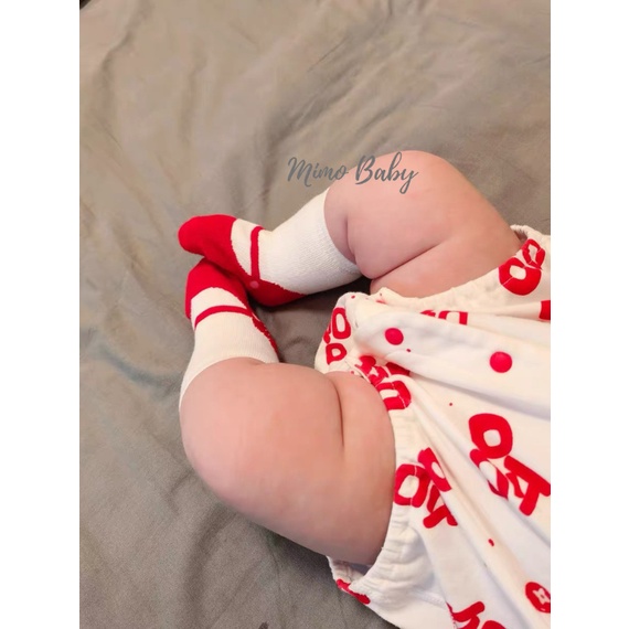 Tất vớ cao cổ mùa thu đông hình đôi giày dễ thương cho bé T37 Mimo Baby