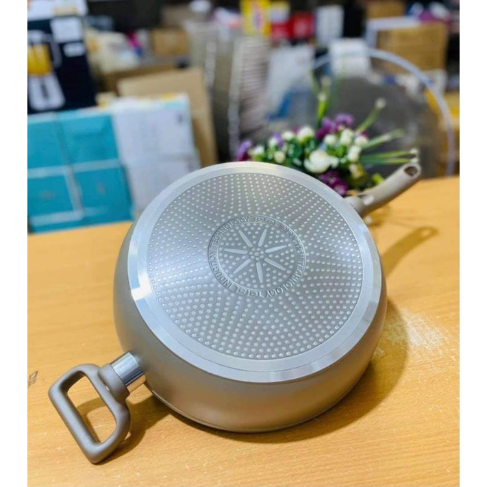 CHẢO CHỐNG DÍNH CAO CẤP TEFAL 28CM( dùng cho bếp từ và các loại bếp)
