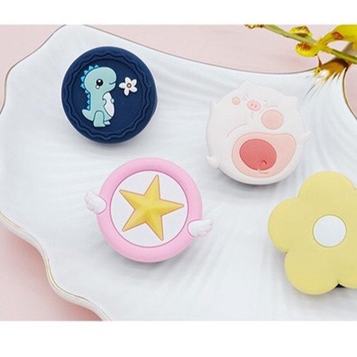 Giá đỡ điện thoại Silicon Iring Poc nhiều hình ngộ nghĩnh, nhỏ gọn tiện lợi | BigBuy360 - bigbuy360.vn