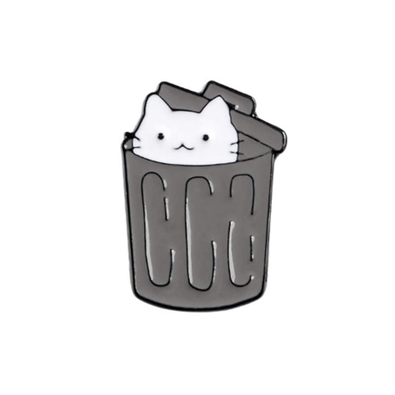 Huy hiệu cài áo hình mèo dễ thương