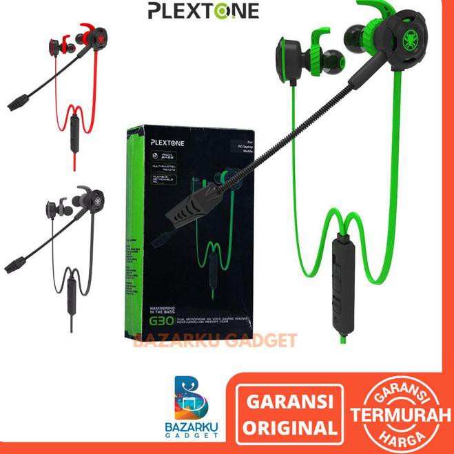 Tai Nghe Nhét Tai Plextone G30 Âm Thanh Siêu Trầm Màu Xanh Lá