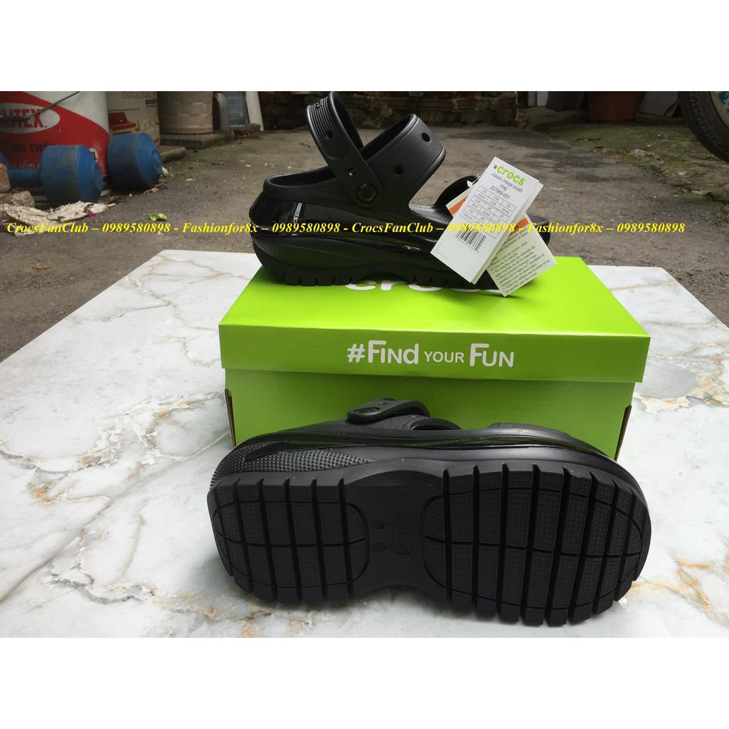 Dép sandal mega Crush bóng nam nữ model 2023, đế cao 8cm, tặng 10 charm ngẫu nhiên, Pb209