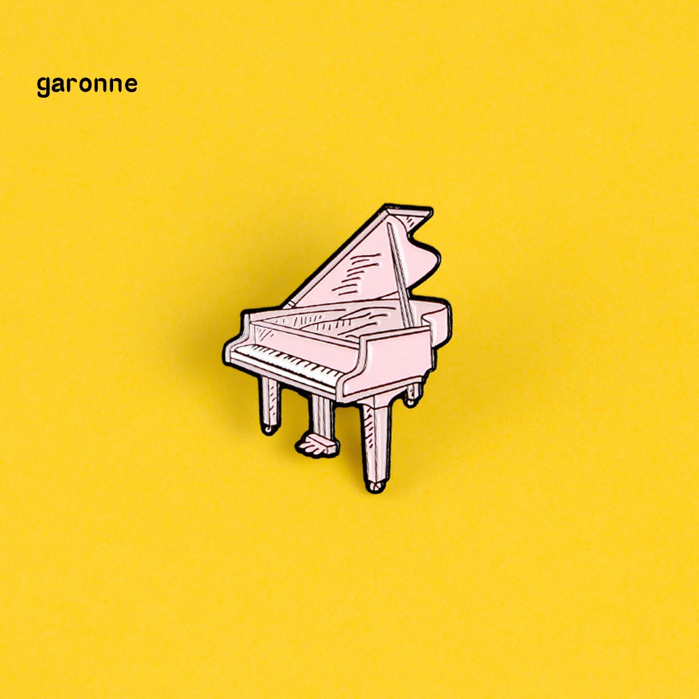 Ghim cài áo hình đàn piano thời trang