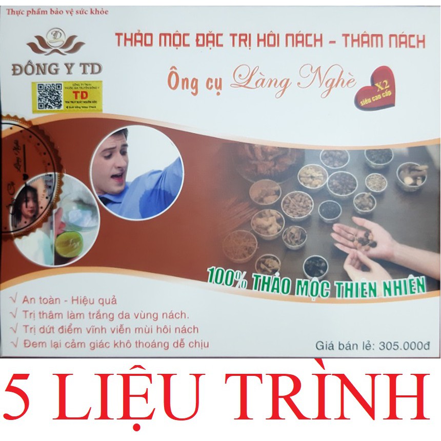 5 LIỆU TRÌNH HÔI NÁCH ÔNG CỤ LÀNG NGHÈ CHÍNH HÃNG