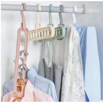 Móc treo quần áo 9 lỗ đa năng thông minh