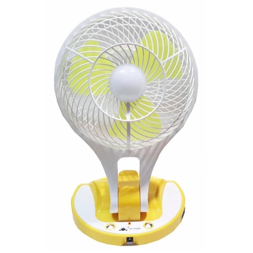 Quạt sạc DP-5580 có đèn led tiện lợi