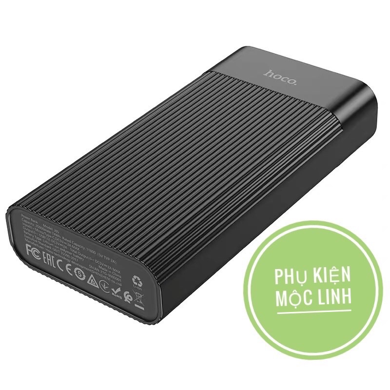 [ CHÍNH HÃNG HOCO ] Pin sạc dự phòng HOCO J85 dung lượng 20000mah hỗ trợ sạc nhanh màn Led 1A 2A