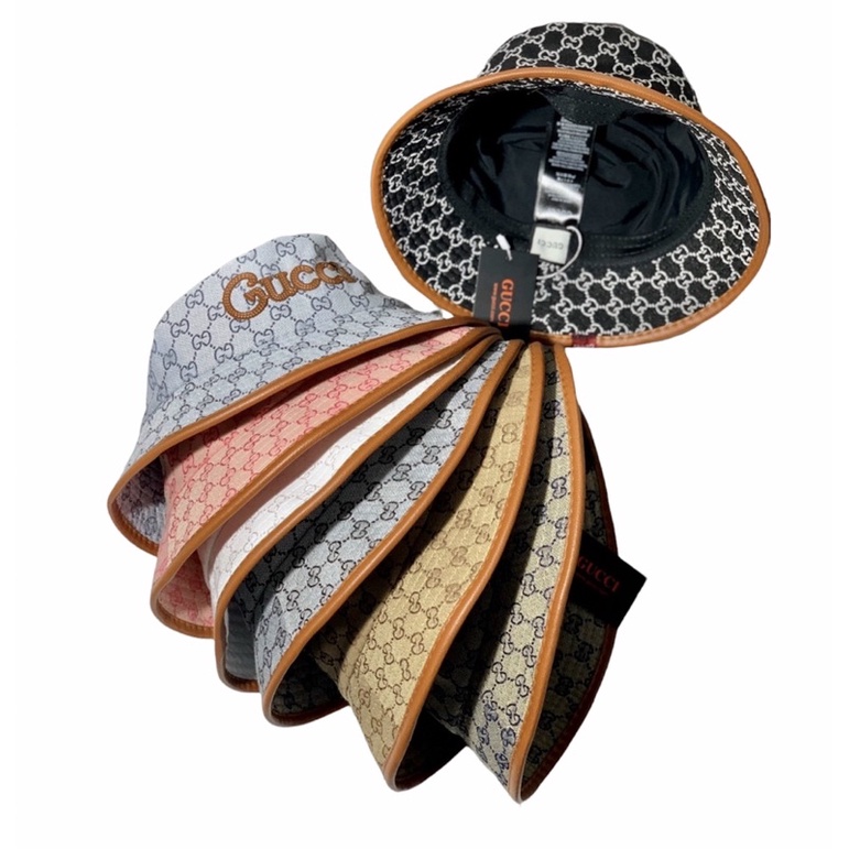 NÓN BUCKET CAO CẤP VIỀN DA - G1 TRƠN