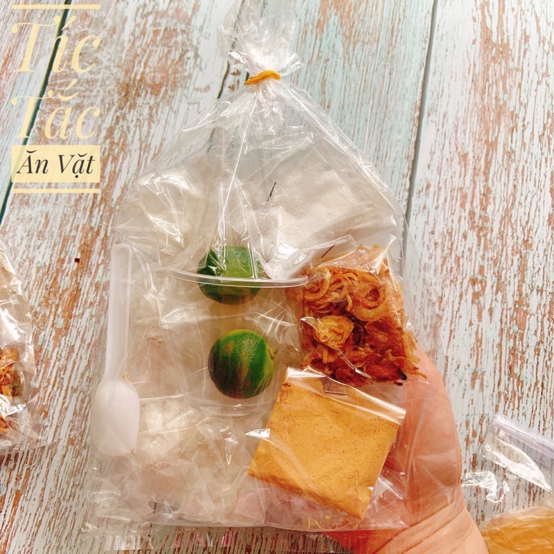 Bánh tráng Muối Tôm Sặc Hành Phi Giòn Thơm Cực Ngon